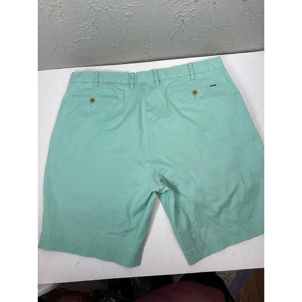 Polo Ralph Lauren Seafoam Stretch Classic Fit 9” Chino‎ Golf Shorts Mens Size 38